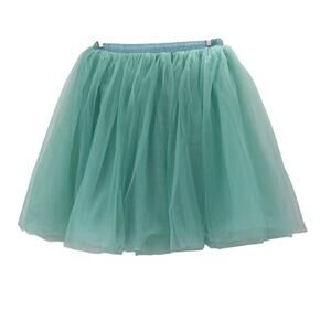 Mint Tulle A-Line Skirt
